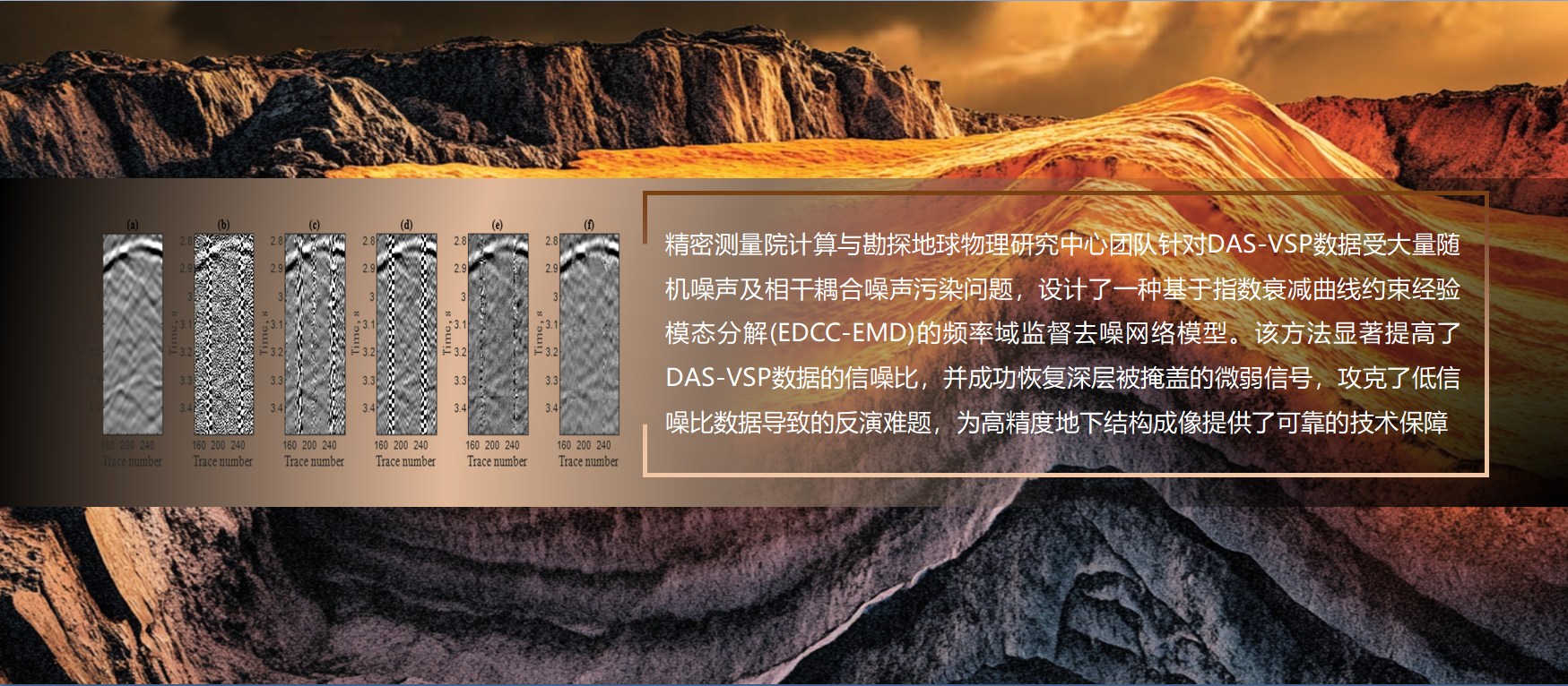 J9国际站 J9在DAS-VSP地震数据多源噪声高精度压制方面取得新进展